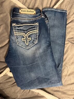 NWOT Rock Revival Women's Blue Jeans 0055